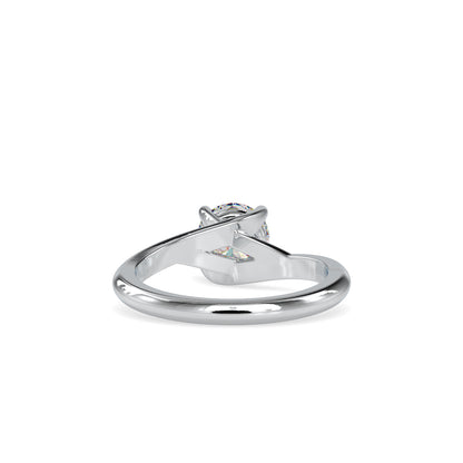 Lab Grown Diamond 1CT Centre Solitaire Engagement Ring in 14K Gold, IGI Certified & Customizable