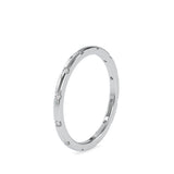 0.09 CT Lab Grown Diamond Gold Band Ring in 14K Yellow Gold, IGI Certified