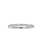 0.09 CT Lab Grown Diamond Gold Band Ring in 14K Yellow Gold, IGI Certified