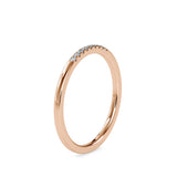 Subtle Shimmer: Lab GrownDimoand 0.05 ct Ring in.14kt Gold Band