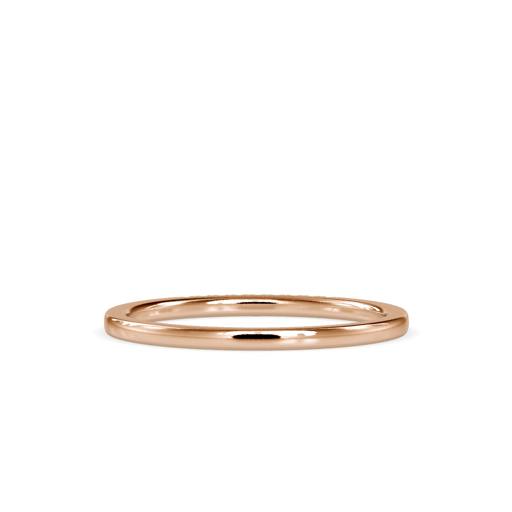 Subtle Shimmer: Lab GrownDimoand 0.05 ct Ring in.14kt Gold Band