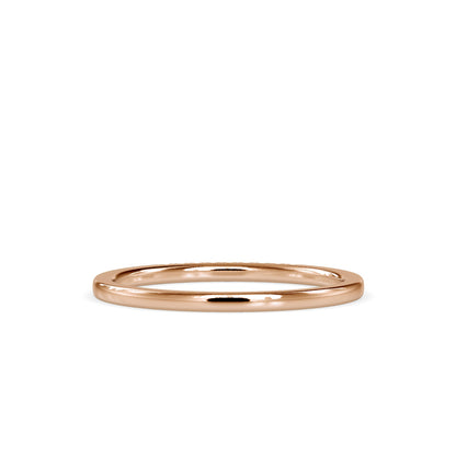 Subtle Shimmer: Lab GrownDimoand 0.05 ct Ring in.14kt Gold Band