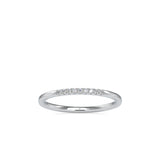 Subtle Shimmer: Lab GrownDimoand 0.05 ct Ring in.14kt Gold Band