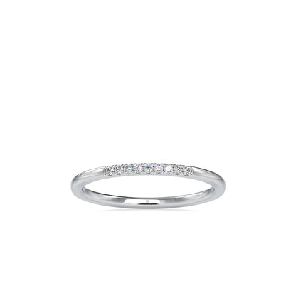 Subtle Shimmer: Lab GrownDimoand 0.05 ct Ring in.14kt Gold Band