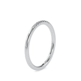Subtle Shimmer: Lab GrownDimoand 0.05 ct Ring in.14kt Gold Band