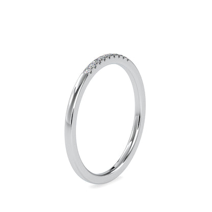 Subtle Shimmer: Lab GrownDimoand 0.05 ct Ring in.14kt Gold Band