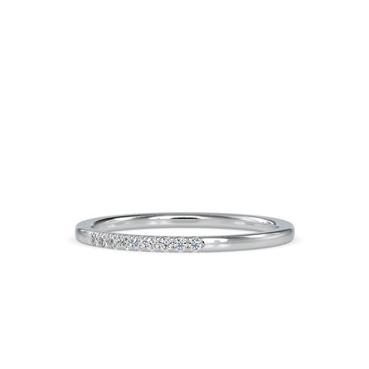 Subtle Shimmer: Lab GrownDimoand 0.05 ct Ring in.14kt Gold Band