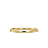 Subtle Shimmer: Lab GrownDimoand 0.05 ct Ring in.14kt Gold Band