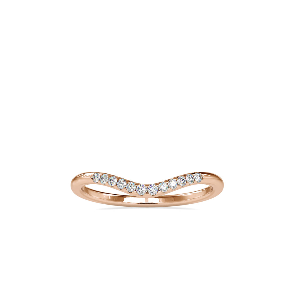 Golden Hues: 0.089 ct Diamond Ring in Unique 1.54kt Gold