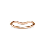 Lab Grown Diamond 0.089 CT Chevron Ring in 14K Gold, IGI Certified