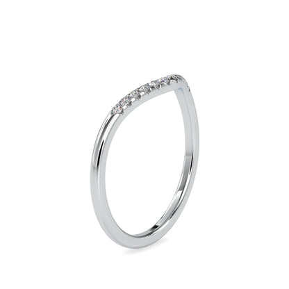 Golden Hues: 0.089 ct Diamond Ring in Unique 1.54kt Gold