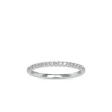 Lab Grown Diamond 0.20 CT Eternity Band in 14K Yellow Gold, IGI Certified
