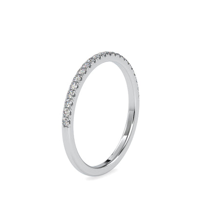 Lab Grown Diamond 0.20 CT Eternity Band in 14K Yellow Gold, IGI Certified
