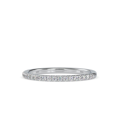 Lab Grown Diamond 0.20 CT Eternity Band in 14K Yellow Gold, IGI Certified