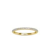 Lab Grown Diamond 0.20 CT Eternity Band in 14K Yellow Gold, IGI Certified