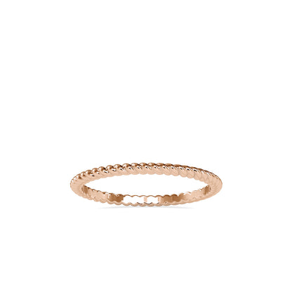 Twisted Elegance: 1.29kt Gold Ring