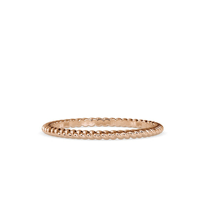 Twisted Elegance: 1.29kt Gold Ring