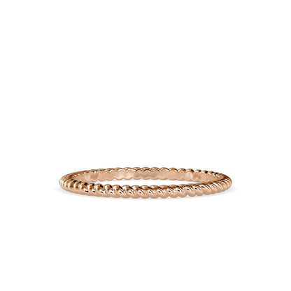 Twisted Elegance: 1.29kt Gold Ring