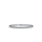 Twisted Rope Design 14K Yellow Gold Ring, IGI Certified