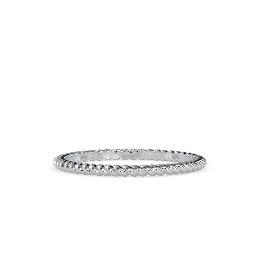 Twisted Elegance: 1.29kt Gold Ring