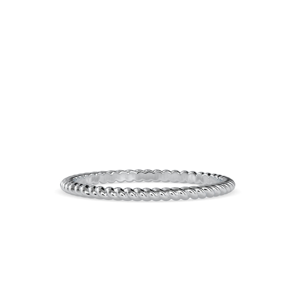 Twisted Elegance: 1.29kt Gold Ring