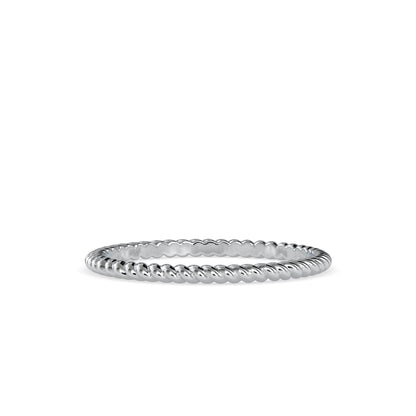 Twisted Elegance: 1.29kt Gold Ring