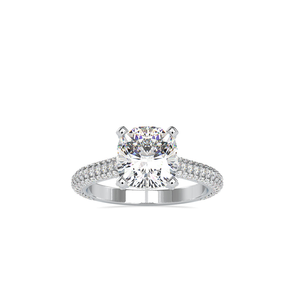 1.52 CT Lab Grown Round Brilliant Diamond Solitaire Engagement Ring in 14K Yellow Gold, IGI Certified