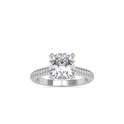 1.52 CT Lab Grown Round Brilliant Diamond Solitaire Engagement Ring in 14K Yellow Gold, IGI Certified