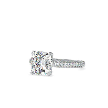 1.52 CT Lab Grown Round Brilliant Diamond Solitaire Engagement Ring in 14K Yellow Gold, IGI Certified