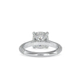 Lab Grown Diamond with 1 CT Center Solitaire, 0.9 CT Side Diamonds Engagement Ring in 14K Yellow  Gold - IGI Certified & Customizable