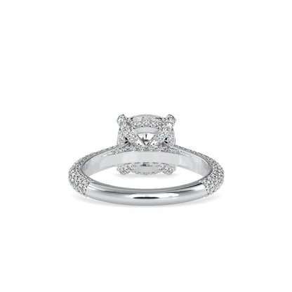 1.52 CT Lab Grown Round Brilliant Diamond Solitaire Engagement Ring in 14K Yellow Gold, IGI Certified