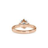 Lab Grown Diamond 1.05 CT Center Round Brilliant Solitaire Engagement Ring in 14K Yellow Gold, IGI Certified