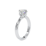 Lab Grown Diamond 1.05 CT Center Round Brilliant Solitaire Engagement Ring in 14K Yellow Gold, IGI Certified