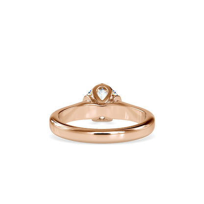 1.07 CT Lab Grown Round Brilliant Diamond Solitaire Engagement Ring in 14K Yellow Gold, IGI Certified