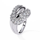 Love's Embrace: 14k Gold Ring with 0.67ct Diamonds