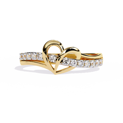 Timeless Treasure: 14k Gold Ring with 0.16ct Diamonds