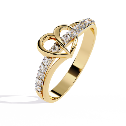 Timeless Treasure: 14k Gold Ring with 0.16ct Diamonds