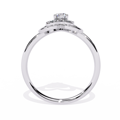 Twinkle Twinkle Little Heart: 14k Gold 0.26 ct Diamond Ring