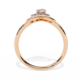 14K Gold 0.26 CT Lab Grown Diamond Heart Ring – IGI Certified, Customizable