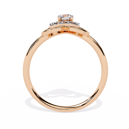 Twinkle Twinkle Little Heart: 14k Gold 0.26 ct Diamond Ring