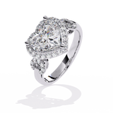 Radiant Heart: 1.88ct Diamond Ring With 14k Gold