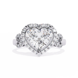 Radiant Heart: 1.88ct Diamond Ring With 14k Gold