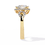 Radiant Heart: 1.88ct Diamond Ring With 14k Gold