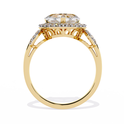 Radiant Heart: 1.88ct Diamond Ring With 14k Gold