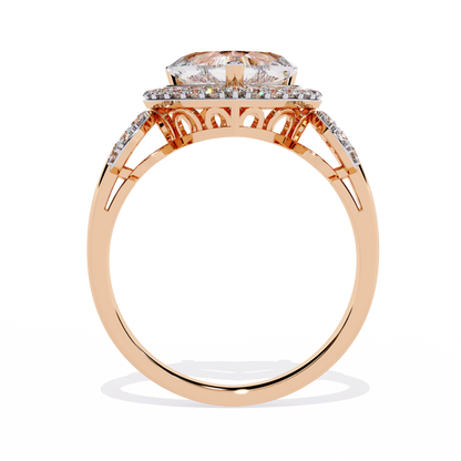 Radiant Heart: 1.88ct Diamond Ring With 14k Gold