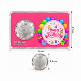 10 Gram 999 Pure Silver Happy Birthday Coin | Premium Birthday Gift Envelope