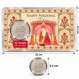 10 Gram 999 Pure Silver Wedding Coin | Premium Wedding Gift Envelope