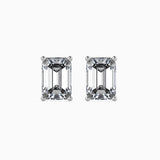 1CT Emerald Pair  Lab Grown Diamond Stud Earrings (0.50 CT Each)  - IGI Certified 14K Gold Earrings