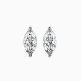 1 Carat Marquise Diamond Stud Earrings (0.50 Ct Each) in 14K Gold | Lab Grown Diamond Earrings