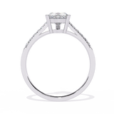 Dazzling 0.67ct Diamond Heart Ring in 14k Gold